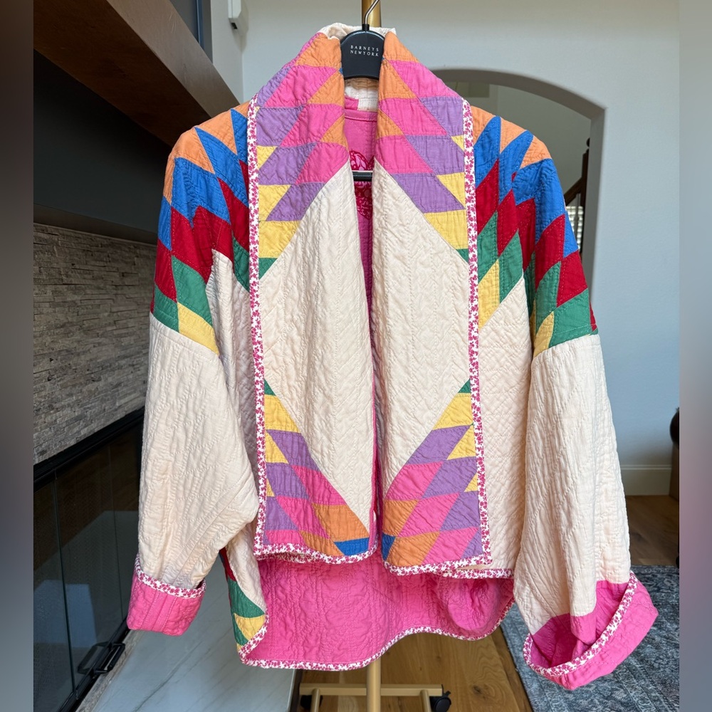 *GORGEOUS* NWOT Lady Lancaster Quilted Jacket One Size *Mint*!!